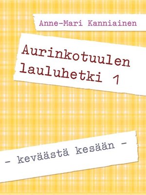 cover image of Aurinkotuulen lauluhetki 1